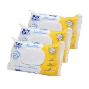 Imagem de Toalha Baby Rn 100 unds 3/Ptcs - baby Bym