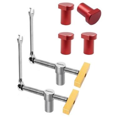 Imagem de Braçadeira de bancada para cães TANYO 19 mm em aço inoxidável ajustáve