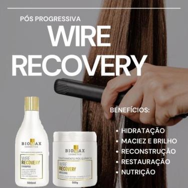 Imagem de Kit Wire Recovery Biomax Tratamento Pos Escova Detok Diario