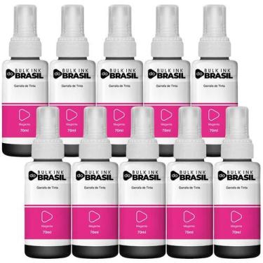 Imagem de Kit 10 Tintas Para Epson T664 L355 L365 L395 L455 L1300 L110 - Bulk In