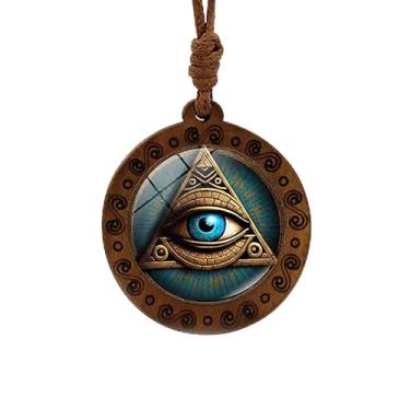 Imagem de Colar boêmio com árvore da vida, gargantilha vitoriana, joias vintage, acessórios de presente 1, 3.9X2.75inch, Vidro, Sem Pedra Preciosa