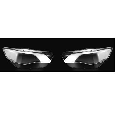 Imagem de Capas para lentes de faróis de carro for Audi A6 C7 2016-2018 Car Front Headlight Lens Cover Auto Case Headlamp Glass Lampshade