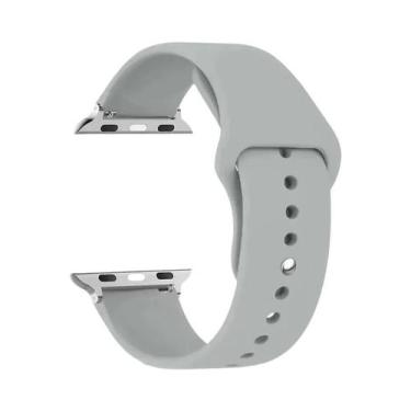 Imagem de Pulseira De Silicone Para Apple Watch 44mm 45mm 40mm 41mm 42-38mm, Bra
