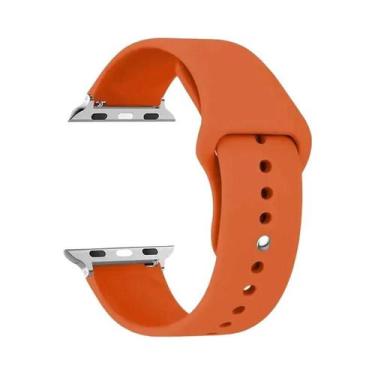 Imagem de Pulseira De Silicone Para Apple Watch 44mm 45mm 40mm 41mm 42-38mm, Bra