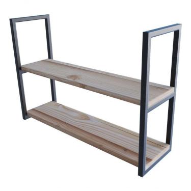 Imagem de Organizador De Teto Moderna 80x20cm Em Ferro Multifuncional