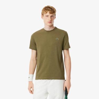 Imagem de Camiseta Ultra-Dry Estampada Esportiva - LACOSTE, M, Verde