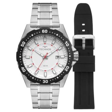 Imagem de Relógio Technos Masculino Racer Premium Bicolor - 2315LBC/T1B