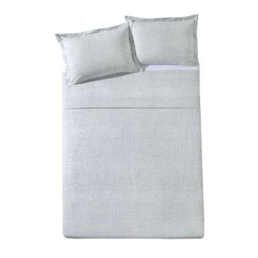 Imagem de Jogo de Cama King Döhler Uni Verde 100% Algodão 180 fios 4 peças