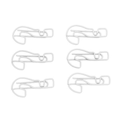 Imagem de SUNGOOYUE Clipes de Papel Em Formato de Ponto de Interrogação, Clipes de Marcadores Fofos para Material Escolar Com Caixa Transparente, Mini Marcador de Ferro de 100 Unidades para Uso Em Escritório