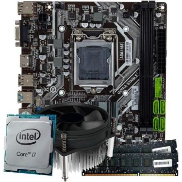 Imagem de Kit Upgrade Intel Core I7 Terceira Geração Placa Mãe H61 Lga1155 Com 16gb De Ram