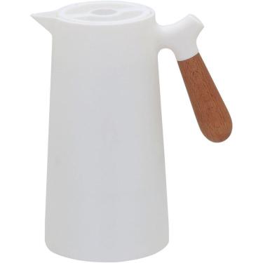 Imagem de Norden Garrafa Térmica 25X13X13Cm 1L Plástico Branco Ampola Vidro