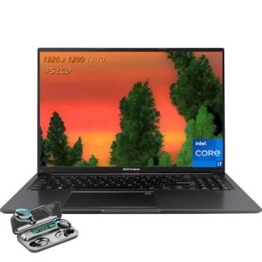 Imagem de ASUS Notebook Vivobook 16, tela WUXGA IPS de 16 polegadas (1920 x 1200), Intel i7-1355U, 10 núcleos, RAM DDR4 de 16 GB, SSD PCIe de 512 GB, BK, preto, placa de vídeo Intel Iris Xe, Windows 11 Home