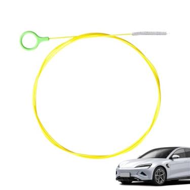 Imagem de Ferramenta de limpeza de ralo de teto solar – Limpador de orifício de drenagem de teto solar de carro flexível e potente | Ferramentas de limpeza e espanadores, suprimentos domésticos leves e