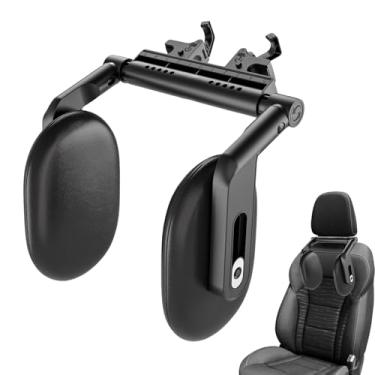 Imagem de Travesseiro de encosto de cabeça de carro, travesseiro de encosto de cabeça ergonômico ajustável | Acabamento interno automotivo para veículos, viagens, dormir, crianças, crianças pequenas