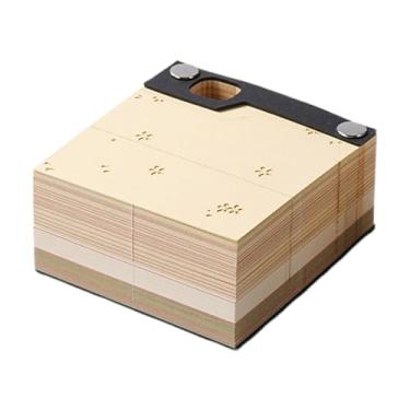 Imagem de 3D Paper Carving Notes - Paper Sculpture Artwork | Engraving Planner with Vintage Patterns Notepad for Home Offices Classroom Desktop Christmas Women Adults