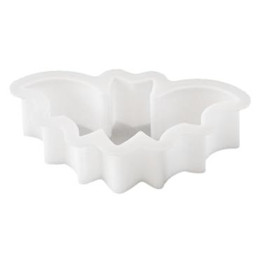Imagem de Moldes de silicone para Halloween | Moldes de vela de morcego | Moldes criativos de silicone para cera, gesso, argila, vela, sabão, aromaterapia