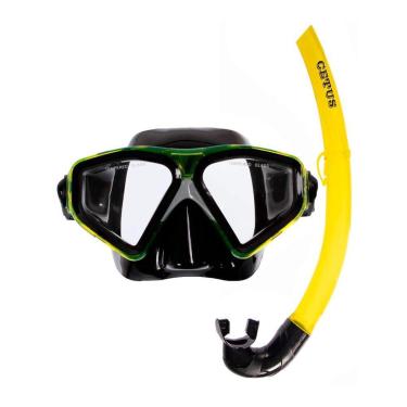 Imagem de Kit de Mergulho Máscara+Respirador Cetus Rapallo Fun-Unissex