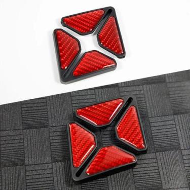 Imagem de Adesivos Universais De Fibra De Carbono Para Portas De Carro, Proteção