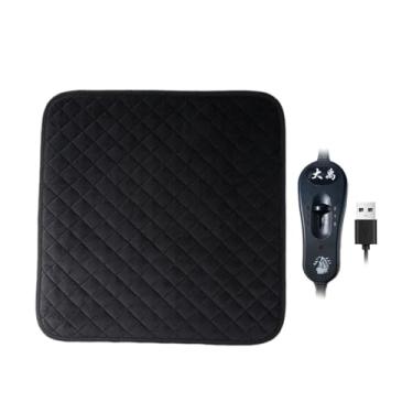 Imagem de Generic Tapete térmico para gatos, almofada térmica quadrada para animais de estimação, ideal para casa e viagens, para climas frios. Cama aconchegante para, Preto