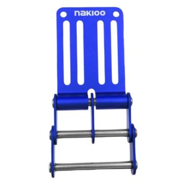 Imagem de WeiLaiKeQi Fivela de liberação rápida para cinto de ferramentas, acessório em liga de alumínio, instalação rápida, e ideal para pochetes, Azul