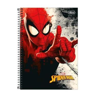 Imagem de Caderno 10M 160Fls Esp. Spider Man - 308226 - Tilibra