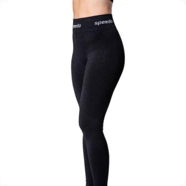 Imagem de Legging Speedo AF Cintura Media, Preto, G
