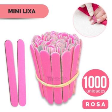 Imagem de 1000 Lixas de Unha Mini Descartáveis Manicure Pedicure Profissional 8 