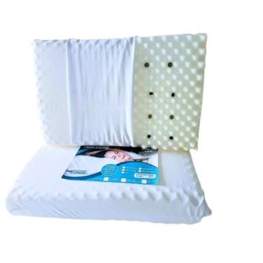 Imagem de Travesseiro Shalom life Postura Dor Ccervical Magnético com Perfilado