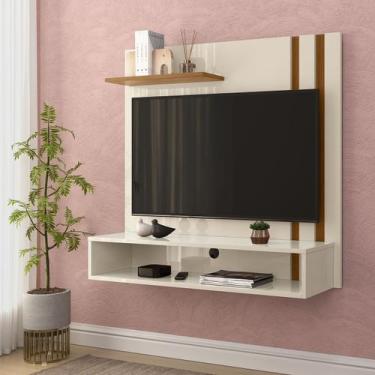 Imagem de Painel Para Tv Smart até 32 Polegadas Com Prateleira Quarto Sala GK - 