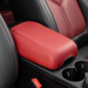 Imagem de MaKeHoblion Capa protetora de caixa de apoio de braço para console central de mudança de marchas para carro com acabamento antiarranhões Moldura adesiva para Porsche Macan 2014-2026 Acessórios