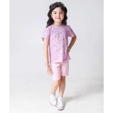 Imagem de Conjunto Infantil Estampa Angel Stitch Tam 4 a 10 Lilá-97048 - Disney,