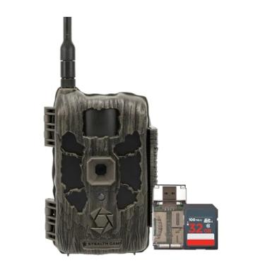 Imagem de Stealth Cam Câmera de trilha celular Deceptor Max de 40 MP com cartão de memória de 32 GB e leitor de cartão (3 itens)