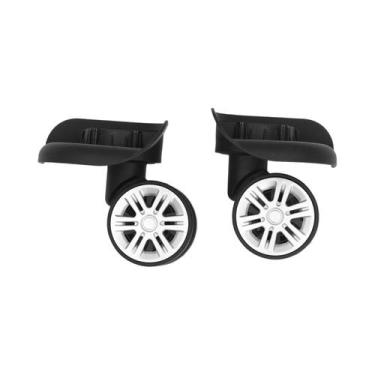 Imagem de Rodas De Substituição Para Mala De Viagem, 1 Par Para Carrinho De Viag