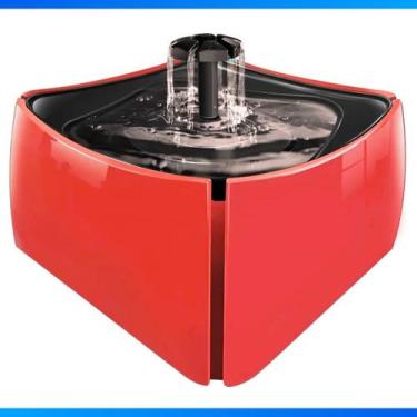 Imagem de Bebedouro Fonte com 3 Opções De Jatos-Para Animais de 1,8L - Mec Pet, 