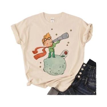 Imagem de Mulheres e meninas engraçadas The Little Prince T Shirt, Harajuku T-sh