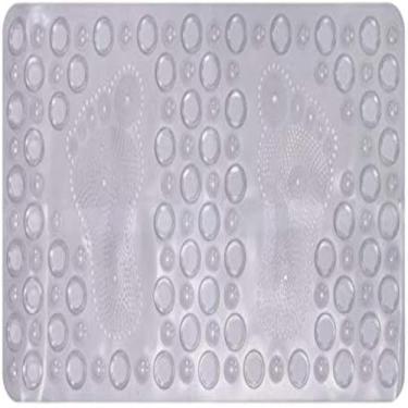 Imagem de Tapete de borracha antiderrapante para banheiro, banho e seguranca, preto - Cores sortidas