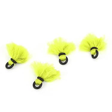 Imagem de Generic Indicadores Flutuantes de Fio Leve, 4 Unidades, Fáceis de Instalar para Atrair Peixes, Acessórios de Pesca Com Mosca para Pescadores (Amarelo Fluorescente)