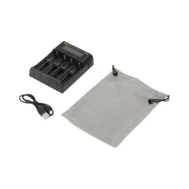 Imagem de Carregador USB Rápido De 4 Canais Com Display LCD Para Baterias 1.2V 3