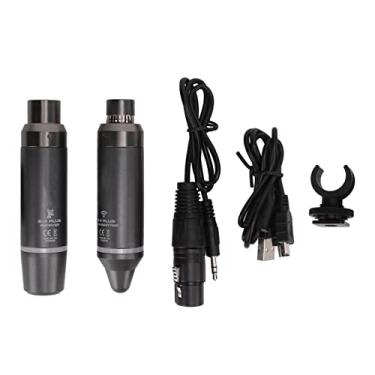 Imagem de LiebeWH Bateria de Lítio do de Microfone de 2,4 GHz 7h de Trabalho Contínuo, Atraso do de Qualidade de Som de Alta Fidelidade Inferior a 3,5 Ms para karaokê Sem Fio, Filmadora Com Transmissor de