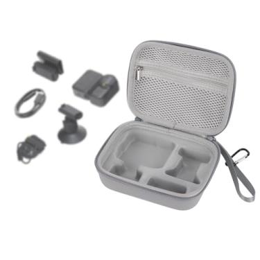 Imagem de Mini Estojo Transporte para DJI Osmo Nano, Bolsa Câmera Rígida Protetora com Compartimentos Armazenamento Bolsa Câmera Portátil com Mosquetão Perfeita para Osmo Nano Acessórios (Cinza)