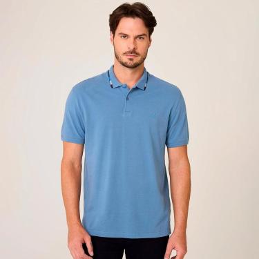 Imagem de Camisa Polo Dudalina Jacquard Masculino-Masculino