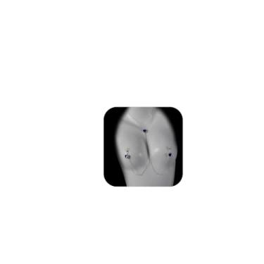 Imagem de Colar de corrente de sutiã simples, pingente de coração de cristal, joia de mamilo, biquíni, corrente corporal, festival, rave, mamilo, acessórios para o corpo, joias para mulheres