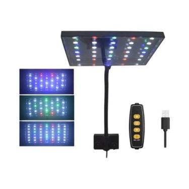 Imagem de Luz LED Para Aquário Com Brilho Ajustável E Dimmer, Lâmpada De Crescim