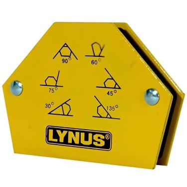 Imagem de Esquadro Magnético Forte 35 Kg Multi-ângulos Eml-35a Lynus