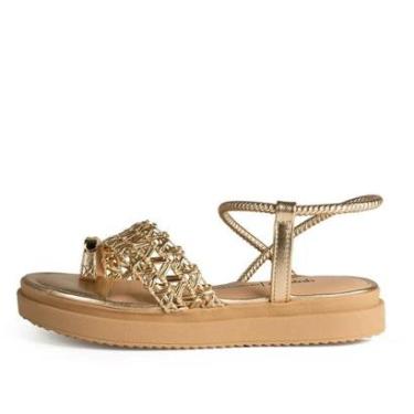 Imagem de Sandalia Dakota Com Tira Tramada Flatform-Feminino