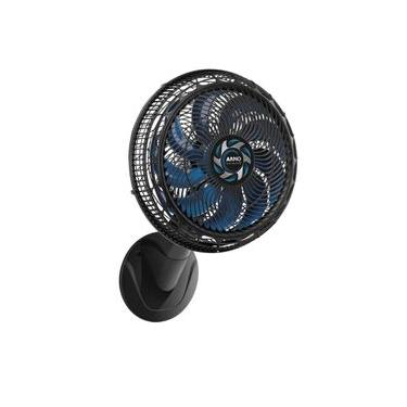 Imagem de Ventilador de Parede Arno X-TREME VE9P 40cm 160W 9 Pás Silencioso Preto e Azul Preto / 220