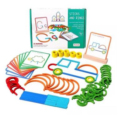 Imagem de Quebra cabeça Criativo Montessori Educa Cognitivo Educativo - HSK