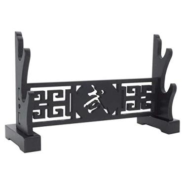 Imagem de pcagfaajmh Suporte de exibição de espada Katana Genji Samurai Japonês Lâmina de Espada Medieval Suporte de Espada Rack Suporte de Espada (3)