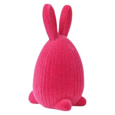 Imagem de Generic Estatueta de da Páscoa Flocado, Enfeite de Mesa, Presente, Artigos para Festas, Centro de Mesa, Estátua de da Páscoa para Sala de, Rosa Escuro