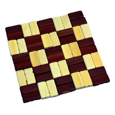 Imagem de Descanso De Panela Bambu Quadrado 14cm - Aliança